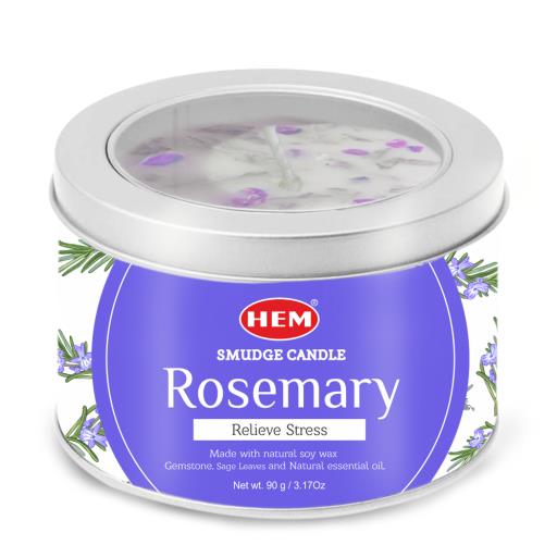 Rosemary Smudge CANDLE Natural Soy Wax
