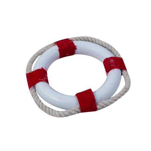 Lifebuoy Napkin RING White & Red Strap